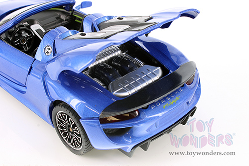 Showcasts® Collectibles - Porsche 918 Spyder (1/24 scale diecast model car, Asstd.) 68243D MAP: $19.99