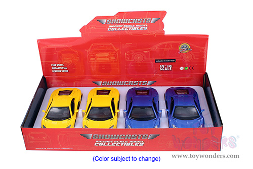 Showcasts® Collectibles - Lamborghini Aventador Coupé (1/24 scale diecast model car, Asstd.) 68254D MAP: $19.99