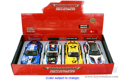 Showcasts® Collectibles - BMW M4 DTM and BMW M6 GT3 Assortment (1/24 scale diecast model car, Asstd.) 68255/56D MAP: $19.99