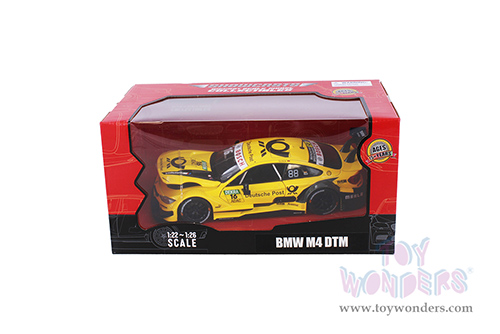 Showcasts® Collectibles - BMW M4 DTM (1/24 scale diecast model car, Yellow) 68256YL MAP: $22.99
