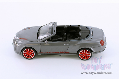 Showcasts® Collectibles - Bentley Continental Supersport Convertible ISR (1/24 scale diecast model car, Asstd.) 68259D