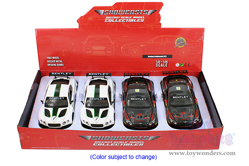 Showcasts® Collectibles - Bentley Continental GT3 (1/24 scale diecast model car, Asstd.) 68266/67D MAP: $19.99