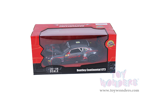 Showcasts® Collectibles - Bentley Continental GT3 Concept (1/24 scale diecast model car, Gray) 68267GY MAP: $22.99