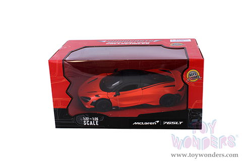 Showcasts® Collectibles - McLaren 765LT (1/24 scale diecast model car, Red) 68276R MAP: $22.99