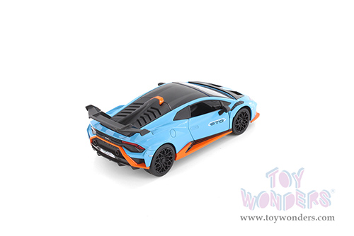Showcasts® Collectibles - Lamborghini Huracán STO (1/24 scale diecast model car, Blue) 68279BU MAP: $22.99