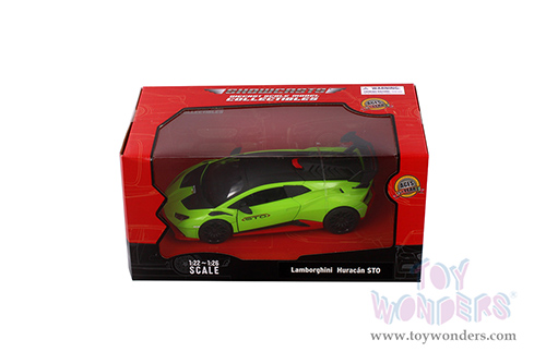 Showcasts® Collectibles - Lamborghini Huracán STO (1/24 scale diecast model car, Green) 68279GN MAP: $22.99