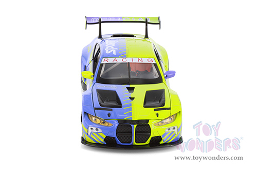 Showcasts® Collectibles - BMW M4 GT3 Liberty Racing Car #02 (1/24 scale diecast model car, Green/Blue) 68282GD MAP: $19.99