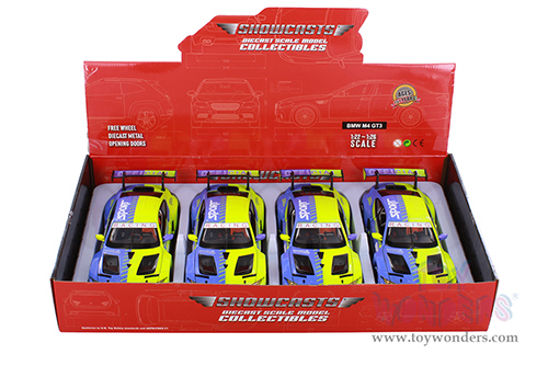 Showcasts® Collectibles - BMW M4 GT3 Liberty Racing Car #02 (1/24 scale diecast model car, Green/Blue) 68282GD MAP: $19.99