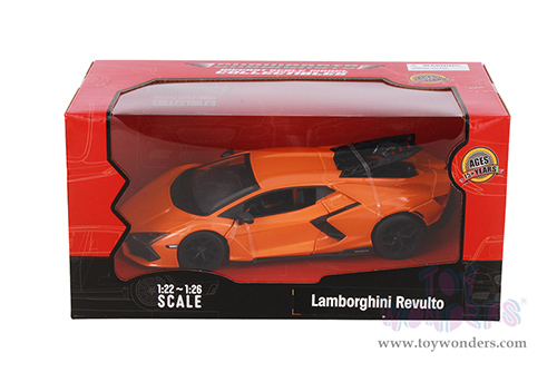 Showcasts® Collectibles - Lamborghini Revuelto Hardtop (1/24 scale diecast model car, Orange) 68286WOR MAP: $22.99