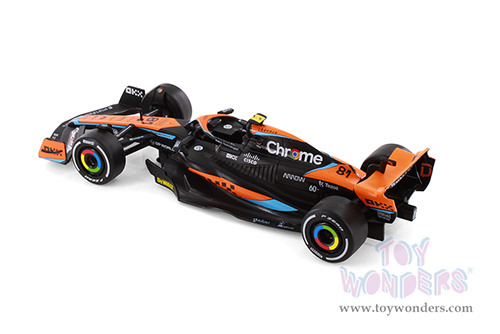 Showcasts® Collectibles - McLaren MCL60 F1 #81 Oscar Piastri & #4 Lando Norris "British GP" (2023) (1/24 scale diecast model car, Asstd.) 68287D MAP: $19.99