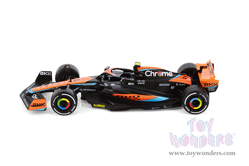 Showcasts® Collectibles - McLaren MCL60 F1 #81 Oscar Piastri & #4 Lando Norris "British GP" (2023) (1/24 scale diecast model car, Asstd.) 68287D MAP: $19.99