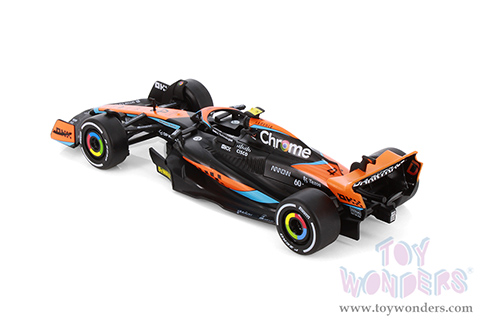 Showcasts® Collectibles - McLaren MCL60 F1 #81 Oscar Piastri & #4 Lando Norris "British GP" (2023) (1/24 scale diecast model car, Asstd.) 68287D MAP: $19.99