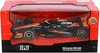 Showcasts® Collectibles - McLaren MCL60 F1 #4 Lando Norris "British GP" (2023) (1/24 scale diecast model car, Black/Orange) 68287WK/4 MAP: $22.99