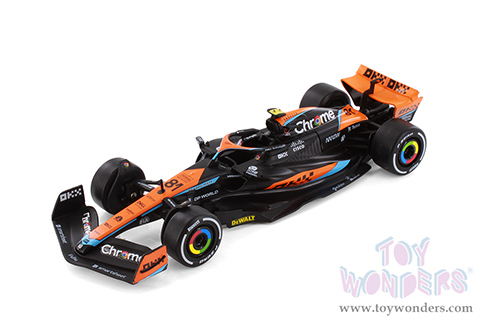 Showcasts® Collectibles - McLaren MCL60 F1 #81 Oscar Piastri "British GP" (2023) (1/24 scale diecast model car, Black/Orange) 68287WK/81 MAP: $22.99