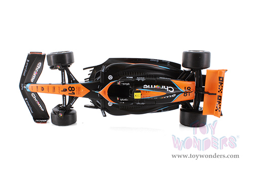 Showcasts® Collectibles - McLaren MCL60 F1 #81 Oscar Piastri "British GP" (2023) (1/24 scale diecast model car, Black/Orange) 68287WK/81 MAP: $22.99