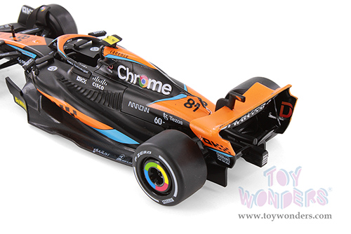 Showcasts® Collectibles - McLaren MCL60 F1 #81 Oscar Piastri "British GP" (2023) (1/24 scale diecast model car, Black/Orange) 68287WK/81 MAP: $22.99
