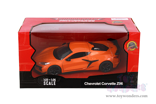 Showcasts® Collectibles - Chevrolet® Corvette® Z06 (1/24 scale diecast model car, Orange) 68289WR MAP: $22.99