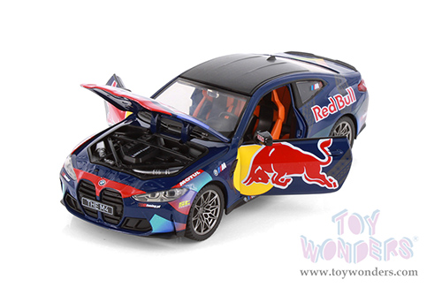 Showcasts® Collectibles - BMW M4 (G82) with Red Bull Racing Livery (1/23 scale diecast model car, Dark Blue/w Red Bull graphics) 68292D MAP: $19.99