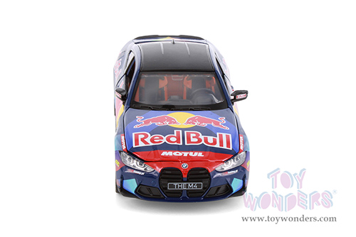 Showcasts® Collectibles - BMW M4 (G82) with Red Bull Racing Livery (1/23 scale diecast model car, Dark Blue/w Red Bull graphics) 68292D MAP: $19.99