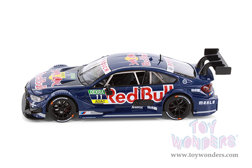 Showcasts® Collectibles - BMW M4 DTM with Red Bull Racing Livery (1/24 scale diecast model car, Dark Blue/w Red Bull graphics) 68295D MAP: $19.99