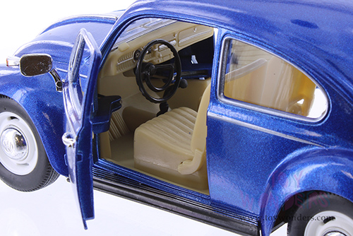 Kinsmart - Volkswagen Classical Beetle Hard Top (1967, 1/24 scale diecast model car, Asstd.) 7002D