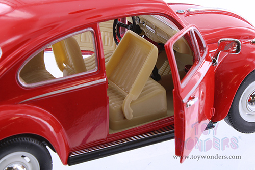 Kinsmart - Volkswagen Classical Beetle Hard Top (1967, 1/24 scale diecast model car, Asstd.) 7002D