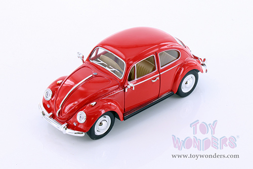 Kinsmart - Volkswagen Classical Beetle Hard Top (1967, 1/24 scale diecast model car, Asstd.) 7002D