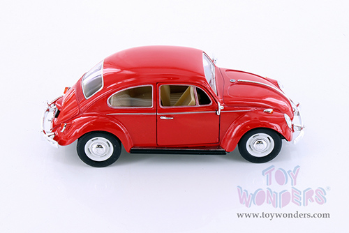 Kinsmart - Volkswagen Classical Beetle Hard Top (1967, 1/24 scale diecast model car, Asstd.) 7002D