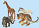 Wild Animals (12 Assorted Animals/ Display) 701/6D