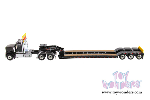 Diecast Masters - International&reg; HX520 SFFA Tandem Tractor with XL 120 Low-Profile HDG Trailer (1/50 scale diecast model car, Black) 71017