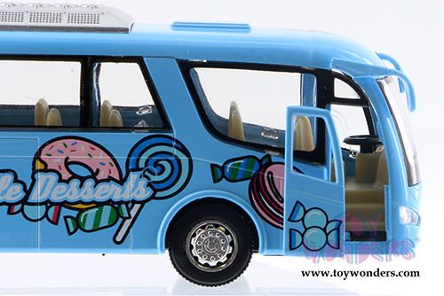 Kinsmart - Desserts Bus (7" long diecast model car, Asstd.) 7103D