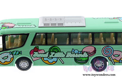 Kinsmart - Desserts Bus (7" long diecast model car, Asstd.) 7103D