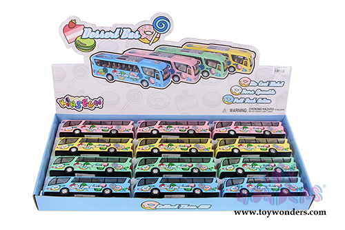 Kinsmart - Desserts Bus (7" long diecast model car, Asstd.) 7103D