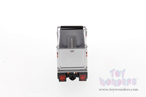 Diecast Master - International® HX620 Tandem Axle with Pusher Axle Ox Bodies® Stampede Dump Truck - Transport Series (1/50 scale diecast model car, Red cab/silver dump) 71076 MAP: $49.99