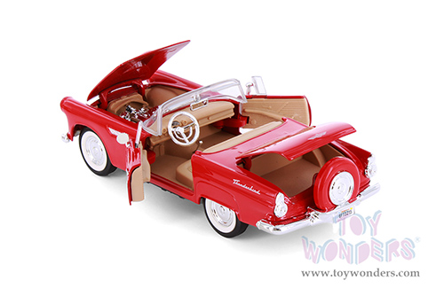 Showcasts® Collectibles - Ford Thunderbird Convertible (1956, 1/24 scale diecast model car, Asstd.) 71215D MAP: $19.99