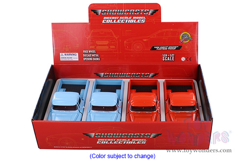 Showcasts® Collectibles - Chevy Apache Fleetside Pickup Truck (1958, 1/24 scale diecast model car, Asstd.) 71311D MAP: $19.99