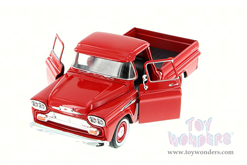Showcasts® Collectibles - Chevy® Apache™ Fleetside Pickup Truck (1958, 1/24 scale diecast model car, Red) 71311R MAP: $22.99