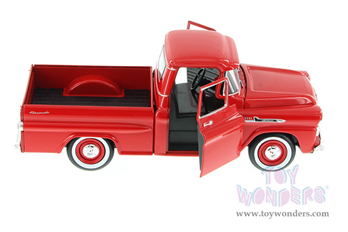 Showcasts® Collectibles - Chevy® Apache™ Fleetside Pickup Truck (1958, 1/24 scale diecast model car, Red) 71311R MAP: $22.99