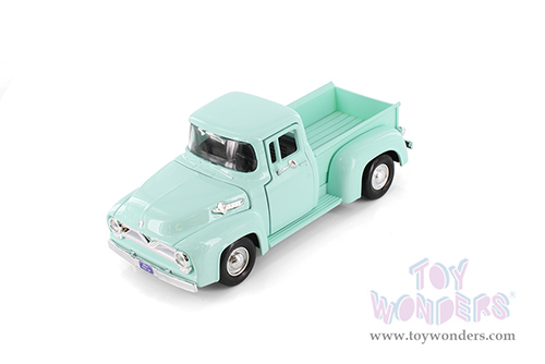 Showcasts® Collectibles - Ford F-100 Pick Up Truck (1955, 1/24 scale diecast model car, Green) 71341GN MAP: $22.99