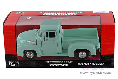Showcasts® Collectibles - Ford F-100 Pick Up Truck (1955, 1/24 scale diecast model car, Green) 71341GN MAP: $22.99