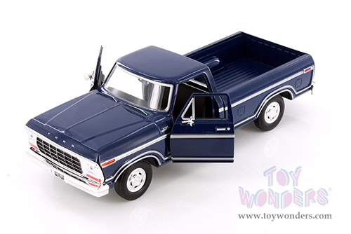 Showcasts® Collectibles - Ford F-150 Custom Pickup (1979, 1/24 scale diecast model car, Dark Blue) 71346D MAP: $19.99