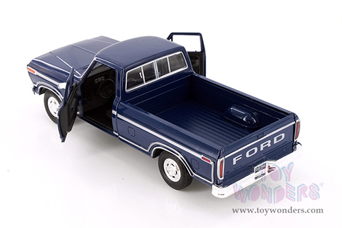 Showcasts® Collectibles - Ford F-150 Custom Pickup (1979, 1/24 scale diecast model car, Dark Blue) 71346D MAP: $19.99