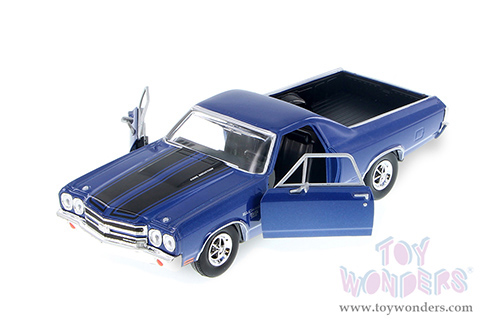 Showcasts® Collectibles - Chevy® El Camino™ SS™ 396 Hardtop (1970, 1/24 scale diecast model car, Blue) 71347BU MAP: $22.99