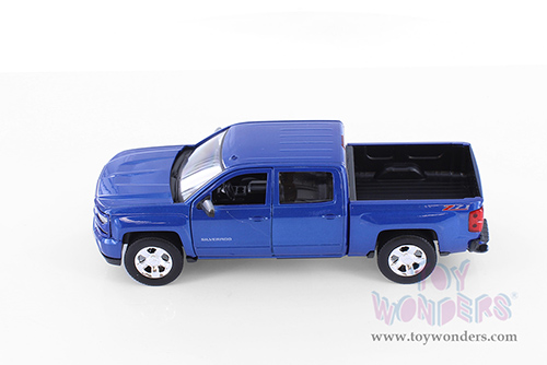 Showcasts® Collectibles - Chevy® Silverado™ 1500 LT Z71 Crew Cab Truck (2017, 1/27 scale diecast model car, Blue) 71348BU MAP: $22.99