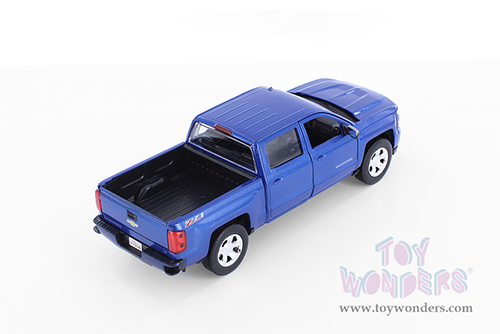 Showcasts® Collectibles - Chevy® Silverado™ 1500 LT Z71 Crew Cab Truck (2017, 1/27 scale diecast model car, Blue) 71348BU MAP: $22.99