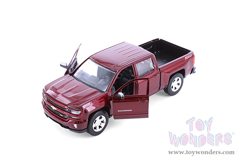 Showcasts® Collectibles - Chevy® Silverado™ 1500 LT Z71 Crew Cab Truck (2017, 1/27 scale diecast model car, Red) 71348R MAP: $22.99