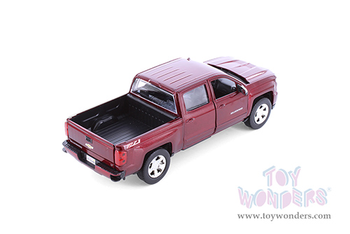 Showcasts® Collectibles - Chevy® Silverado™ 1500 LT Z71 Crew Cab Truck (2017, 1/27 scale diecast model car, Red) 71348R MAP: $22.99
