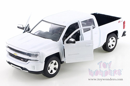 Showcasts® Collectibles - Chevy® Silverado™ 1500 LT Z71 Crew Cab Truck (2017, 1/27 scale diecast model car, White) 71348WT MAP: $22.99