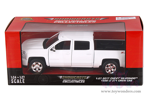 Showcasts® Collectibles - Chevy® Silverado™ 1500 LT Z71 Crew Cab Truck (2017, 1/27 scale diecast model car, White) 71348WT MAP: $22.99