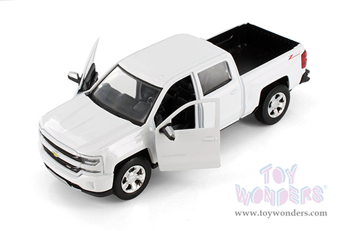 Showcasts® Collectibles - Chevy® Silverado™ 1500 LT Z71 Crew Cab Truck (2017, 1/27 scale diecast model car, White) 71348WTD MAP: $19.99
